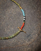 Birds Bracelet with Green Garnet in 24K Vermeil