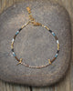 Birds Bracelet with Peach Moonstone  in 24K Vermeil longer