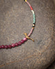 Birds Bracelet with Ruby in 24K Vermeil