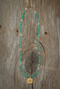 Amulet Necklace in Chrysoprase & 24k Vermeil