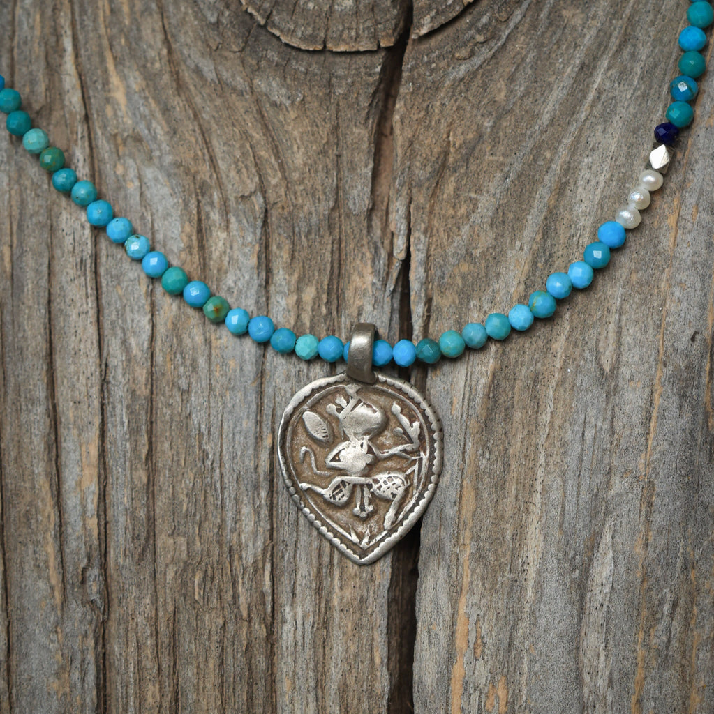 Amulet Necklace in Turquoise