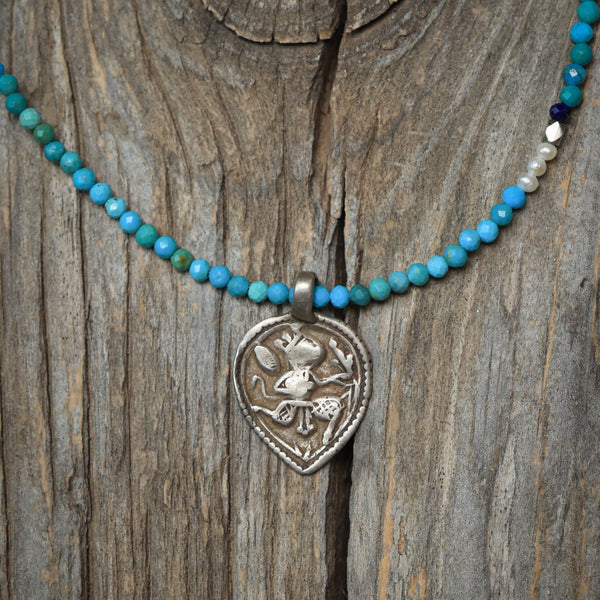 Amulet Necklace in Turquoise