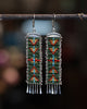 Sacred Valley Earrings in Olive Green