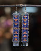 Long Sacred Valley Earrings in Lapis Blue