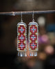 Long Cruces Earrings with Labradorite