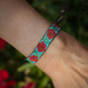 Thin Rosas Bracelet with Kingman Turquoise