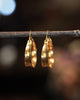 Small Anticlastic Hoops in 24k vermeil