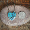 Kingman Turquoise Heart Necklace #2 (small)