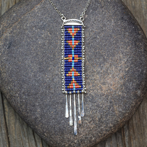 Sacred Valley Necklace in Lapis Blue
