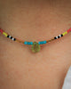 Seed Bead Necklace with Peridot