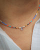 Seed Bead Necklace with Chalcedony