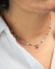 Seed Bead Necklace with Ruby