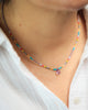 Seed Bead Necklace with Amethyst
