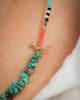 Little Birds Necklace with Turquoise & 24k Vermeil