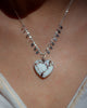 Pétalo White Horse Heart Necklace