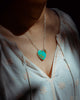 Kingman Turquoise Heart Necklace #1