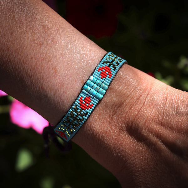 Turquoise Flora Bracelet