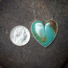 Kingman Turquoise Heart Necklace #1