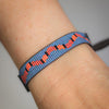 La Culebra Bracelet in Coral and Blue