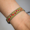 La Culebra Bracelet in Red and Olive
