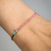 Birds Bracelet with Pink Tourmaline