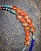 Double Wrap Seed Bead Bracelet with Carnelian