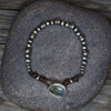 Rose Cut Labradorite Seam Bead Bracelet