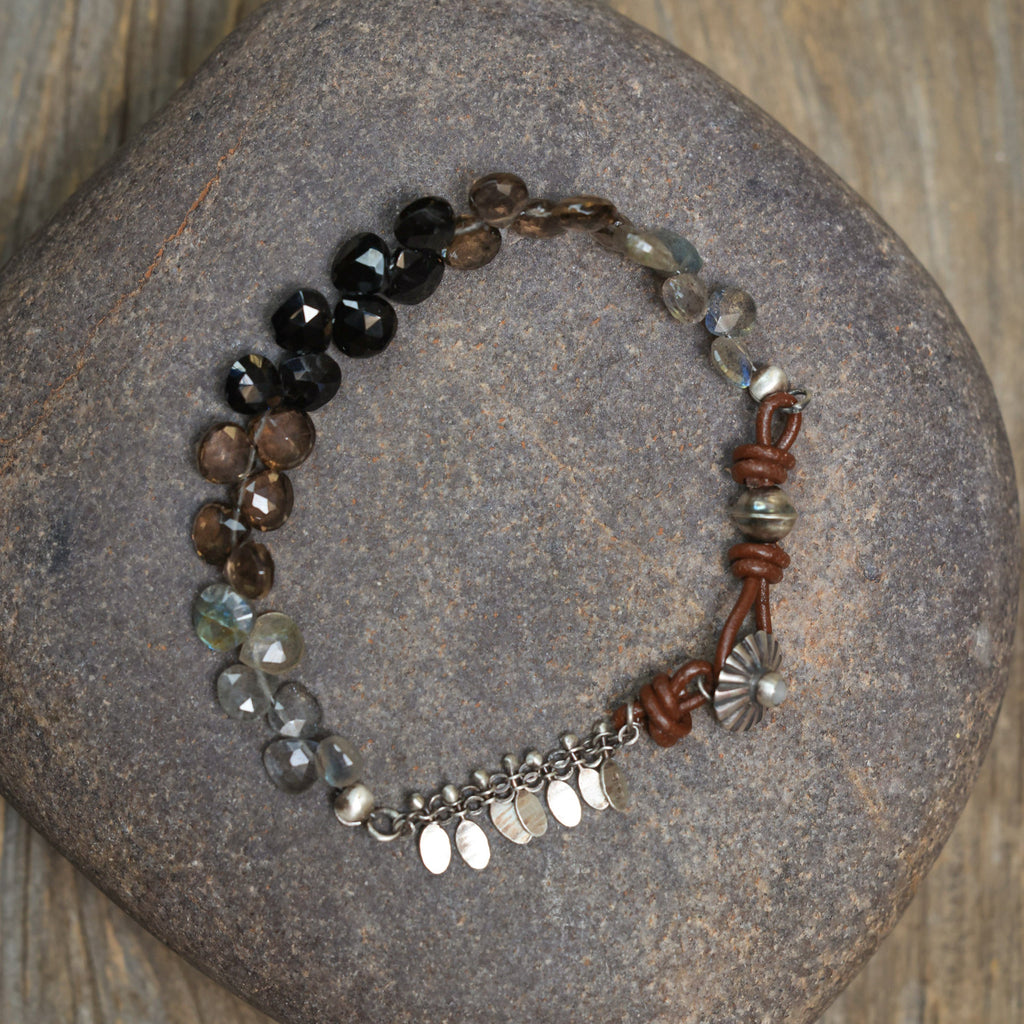 Stream of Black Spinel Bracelet