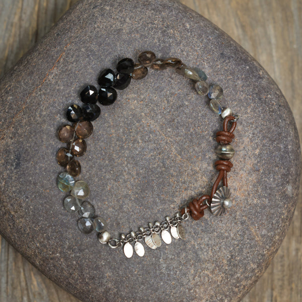 Stream of Black Spinel Bracelet