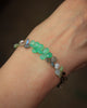 Stream of Chrysoprase & Pearl Bracelet