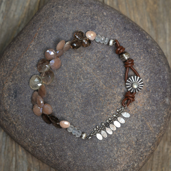 Stream of Rutilated Quartz Bracelet
