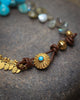 Stream of Turquoise Bracelet in 24k Vermeil
