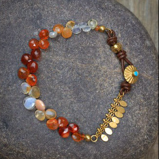 Stream of Fire Opal Bracelet in 24k Vermeil #1