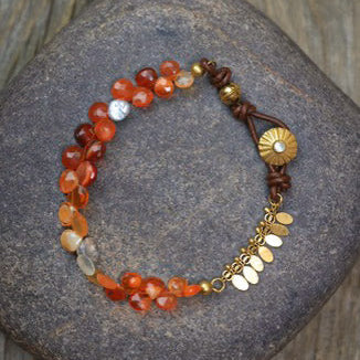 Stream of Fire Opal Bracelet in 24k Vermeil #2