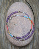 Double Wrap Seed Bead Bracelet with Amethyst