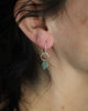 Pétalo Fringe Earrings with Oval Kyanite