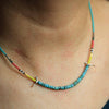 Little Birds Necklace with Turquoise