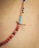 Little Birds Necklace with Rhodochrosite