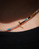 Little Birds Necklace with Peach Moonstone & 14k Vermeil