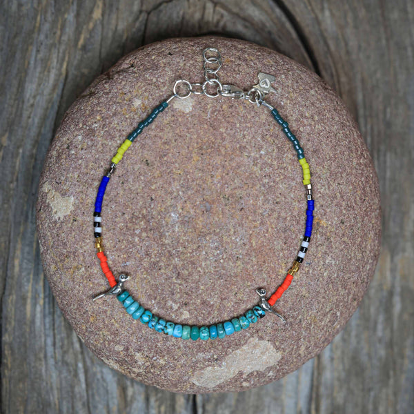 Birds Bracelet with Turquoise