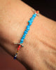 Birds Bracelet with Turquoise Nuggets