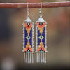 El Recuerdo Earrings in Navy Blue