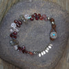 Stream of Garnet Bracelet