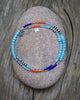 Double Wrap Seed Bead Bracelet with Turquoise