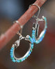 Broken Arrows Earrings with Turquoise