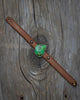 Horse Tack Bracelet with Green Sonoran Gold Turquoise