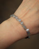 Stream of labradorite & Pearl Bracelet