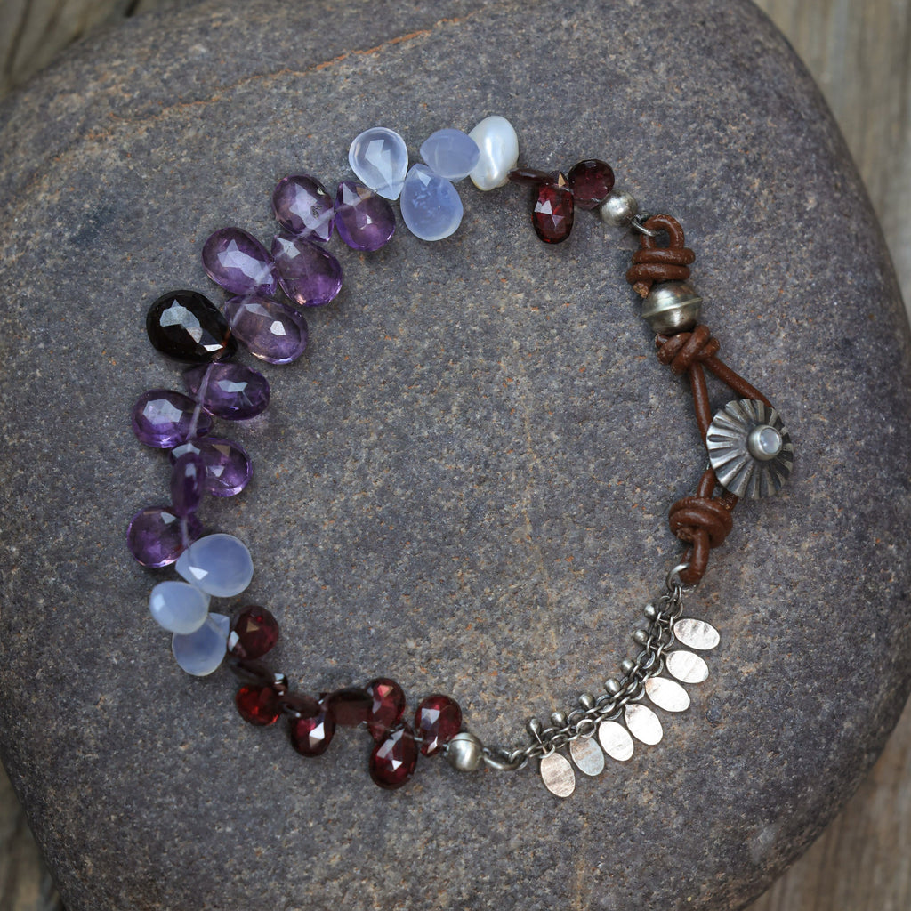 Stream of Amethyst Bracelet