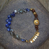 Stream of Sapphire Bracelet in 24k Vermeil