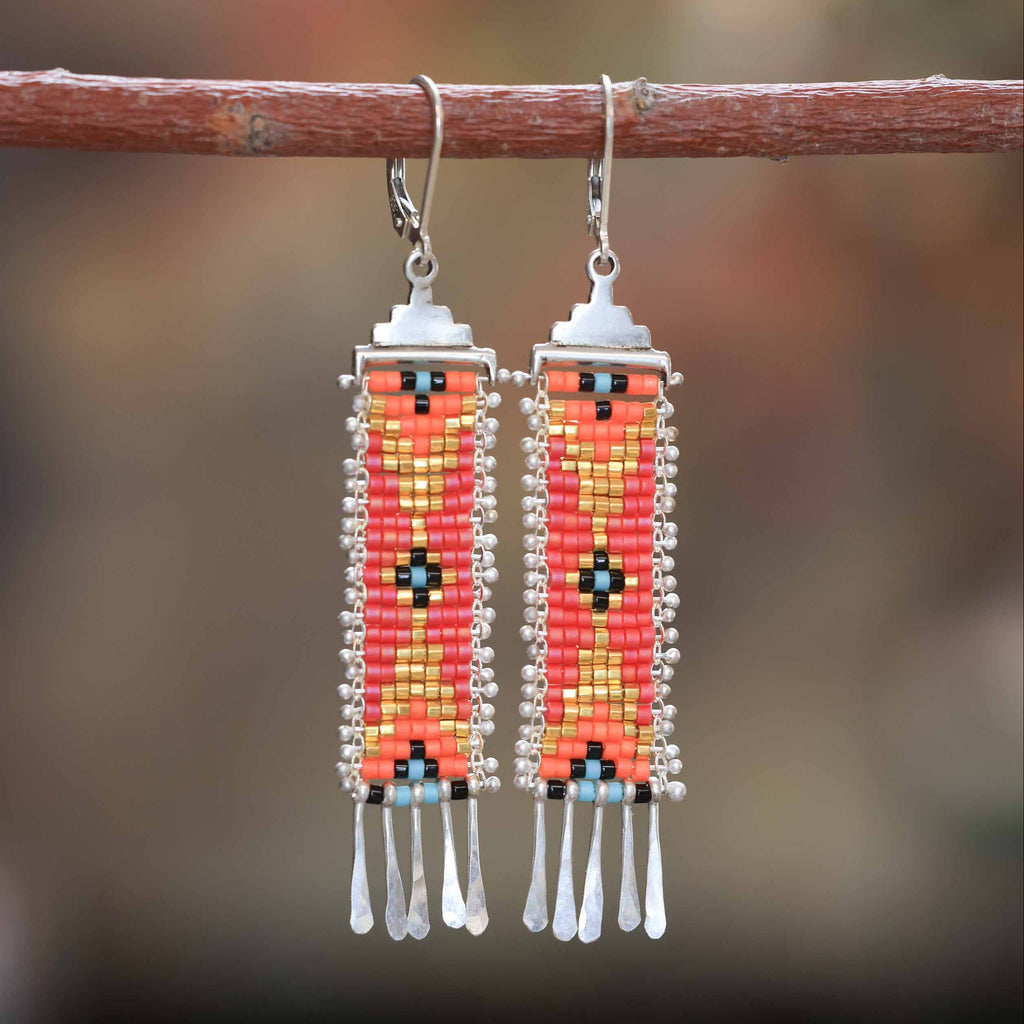 El Recuerdo Earrings in Red
